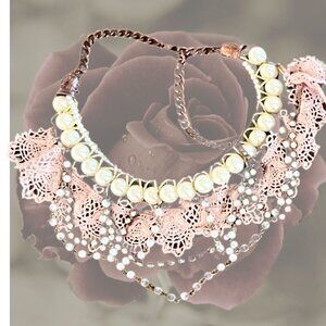 Halloween Accessories Lot - New / Not Worn - Vintage/Costume Necklaces - Queen